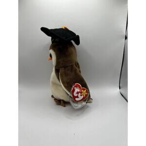 TY Beanie Baby Babies Stuffed Animal Plush Wise 1998